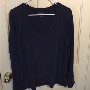 Lilly Pulitzer navy top